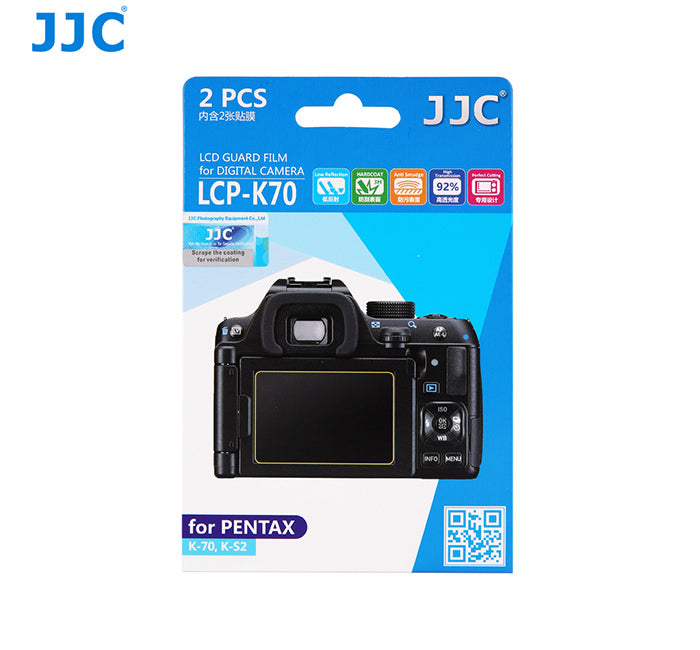 JJC LCD Guard Film for Pentax K-70, K-S2,PENTAX KP