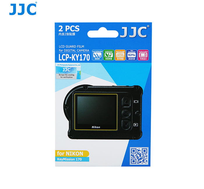 JJC LCD Guard Film for Nikon KeyMission 170