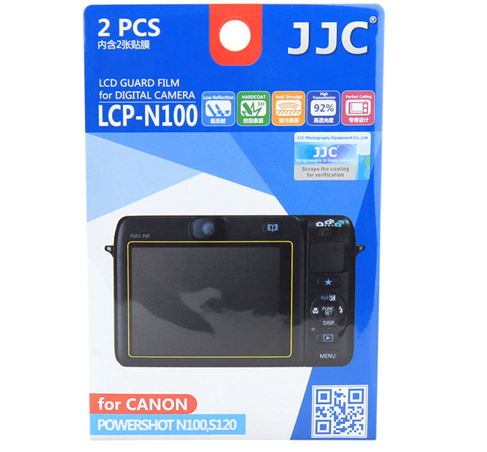JJC LCD Guard Film for CANON POWERSHOT N100/S120