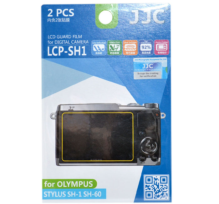 JJC LCD Guard Film for OLYMPUS STYLUS SH-1/SH-60/SH-3
