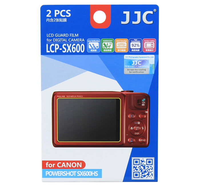 JJC LCD Guard Film for CANON POWERSHOT SX600HS