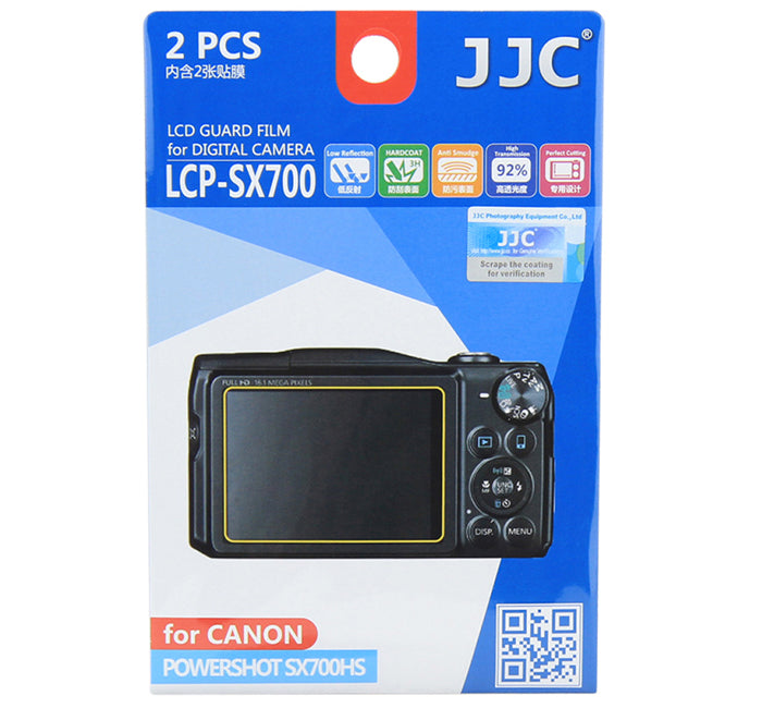 JJC LCD Guard Film for CANON POWERSHOT SX700HS