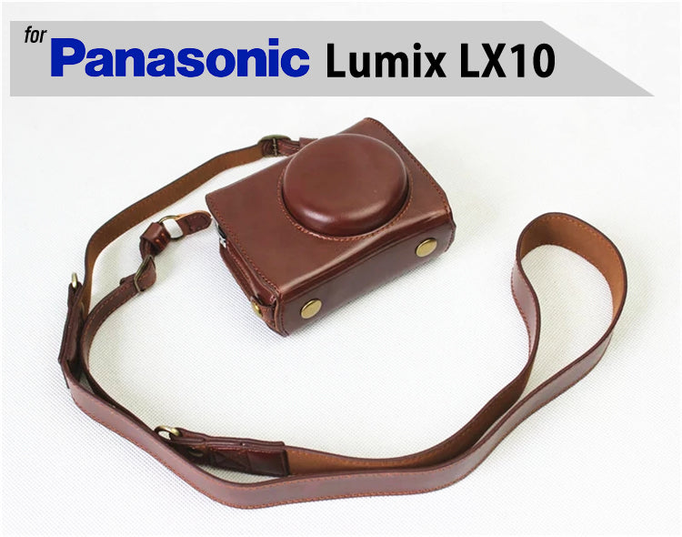 Luxury Leather Case for Panasonic Lumix LX10