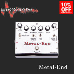 Biyang Metal End Pro Distortion Guitar Effect Pedal (ToneFancier Series)