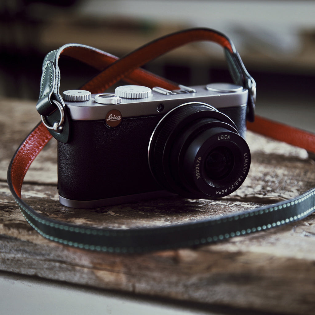 Cam-in XL Series Imported Italian Genuine Leather Camera Strap