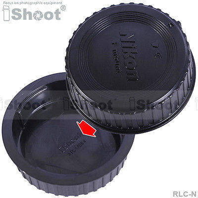 New Style Body and Rear Lens Cap for Nikon F Mount Lens