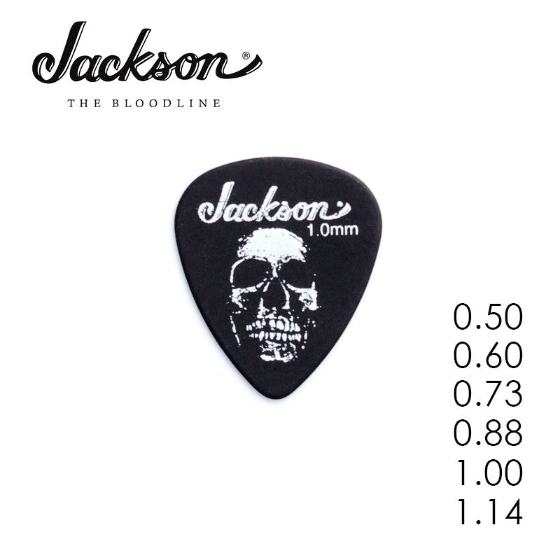 Jackson The Bloodline 351 Bomb 451 Skull 551 Cross Black Guitar Picks Pack 6pcs (Original)