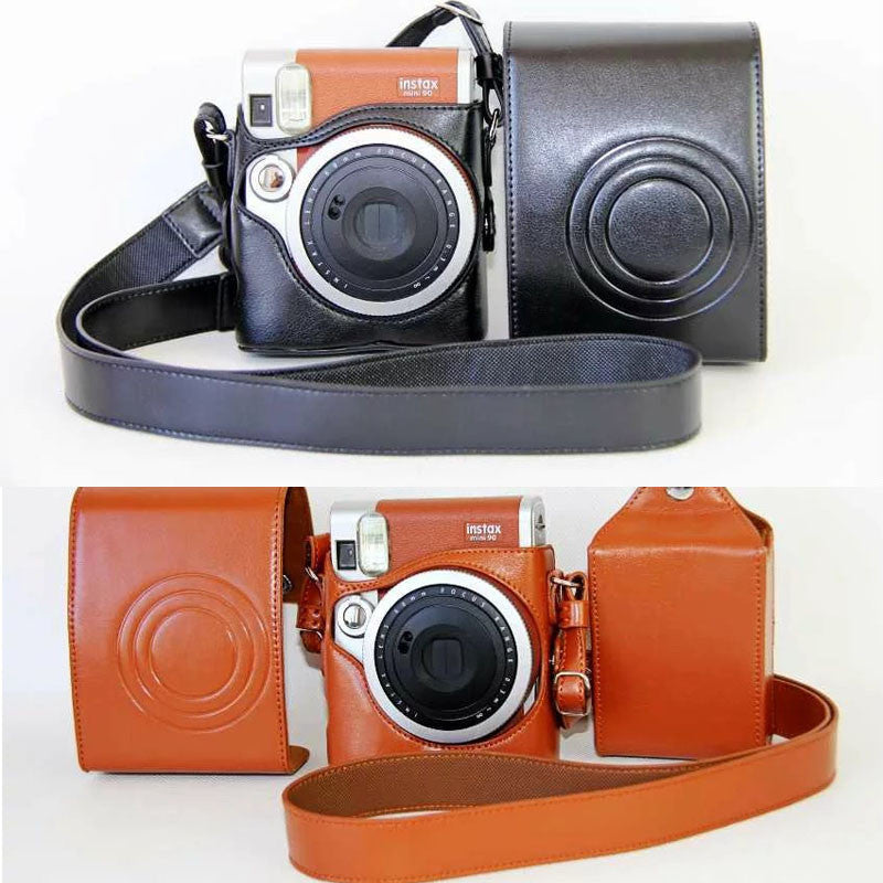 Leather Case Holster Set for Fujifilm Instax Mini 90