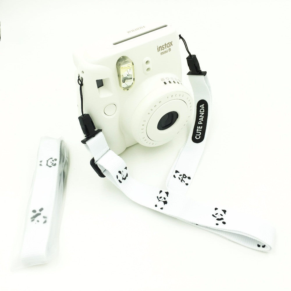 Camera Strap for Fujifilm Instax Mini (Panda Black And White)