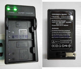 SJ4000 Battery(2-Pack)+Dual Charger for SJCAM SJ5000 SJ6000 action HD sport camera 3.7V 900mAh