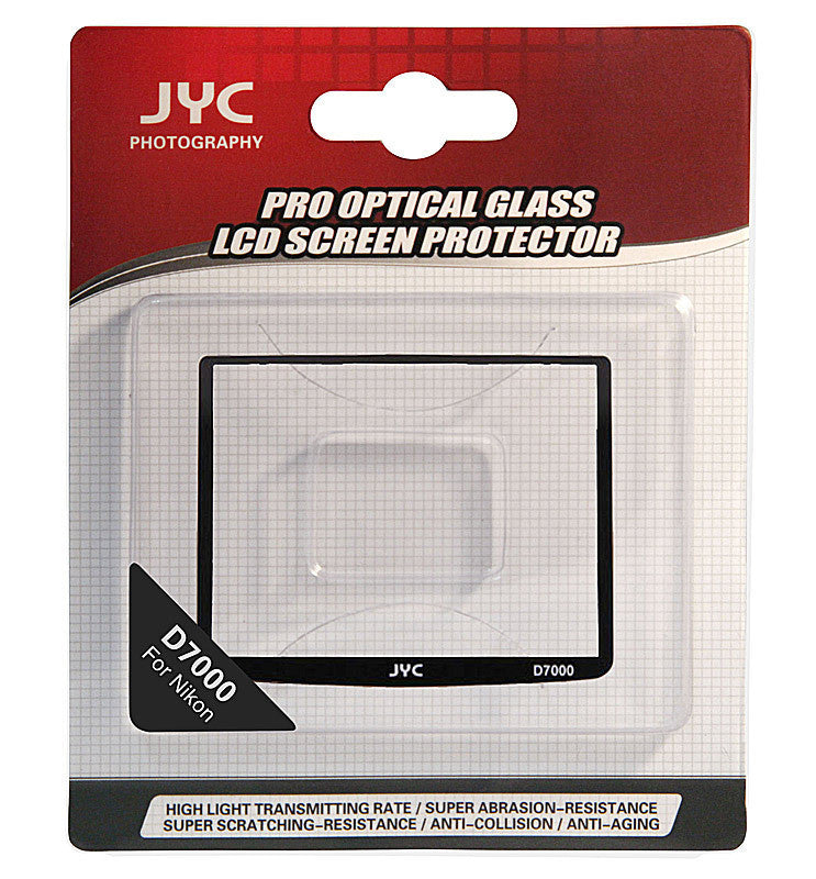JYC Camera Glass LCD Screen Protector Cover Film for Nikon D7000