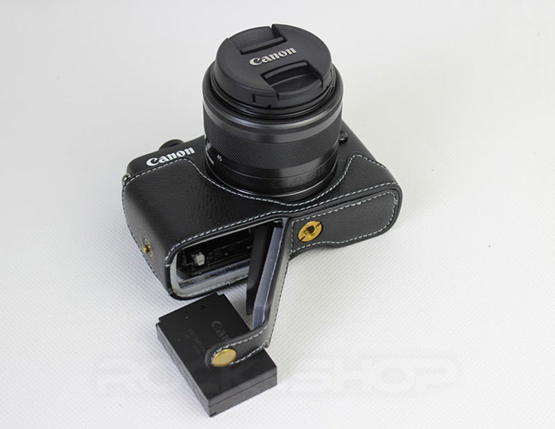 Leather Half Case for Canon EOS M10 M100 (version 2) Rock N' Shop