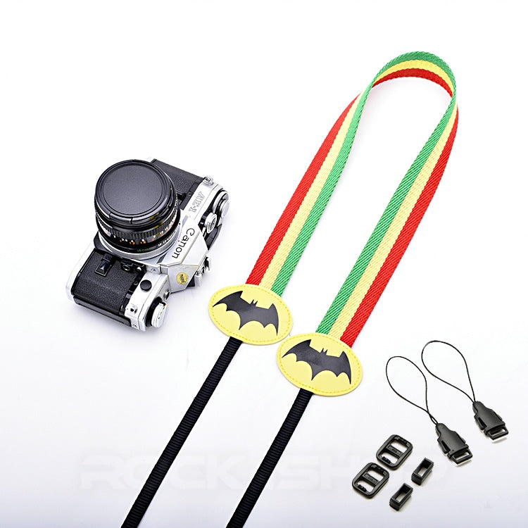 Cartoon Batman Camera Strap for DSLR Nikon Canon Sony Instax