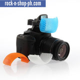 Flash light diffusers 3-color cover set for Nikon/Canon DSLR