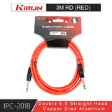 KIRLIN IPC-201B Double Straight Head Guitar Cable