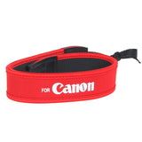 Rubber Camera Strap Red For Canon 50D 40D 30D 5D 450D 1000D