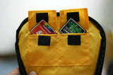 Triangular Camera Bag with Strap and Raincover for Nikon