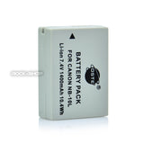 DSTE NB-10L Replacement Battery or Charger for Canon G1X G15 SX40 G1X G16