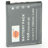 DSTE NP-60 Replacement Battery or Charger for Casio Exilim EX-S10 EX-S10BE EX-Z80 EX-Z9SR Exilim Zoom EX-Z19