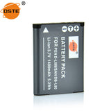 DSTE D-LI88 DB-L80 1400mAh Battery and Charger for Pentax W90 H90 P80 WS80