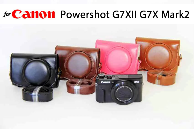 Leather Case Holster for Canon Powershot G7XII G7X Mark2
