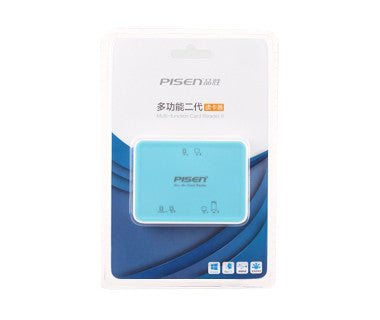Pisen Multifunctional card reader II (blue)