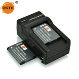 DSTE D-LI88 DB-L80 1400mAh Battery and Charger for Pentax W90 H90 P80 WS80