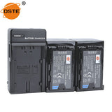 DSTE VW-VBD58 4500mAh Battery and Charger for Panasonic AJ-PX298 HC-MDH2GK