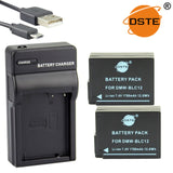 DSTE DMW-BLC12 1700mAh Battery and Charger for Panasonic DMC-FZ200GK GH2 G5 G6 G5GKDMC-FZ200GK GH2 G5 G6 G5GK