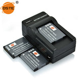 DSTE D-LI88 DB-L80 1400mAh Battery and Charger for Pentax W90 H90 P80 WS80