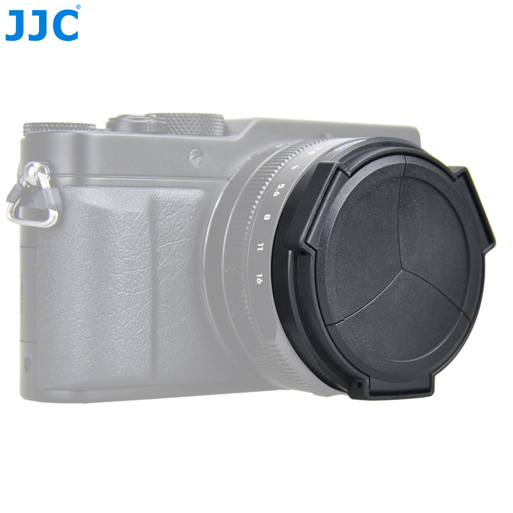 JJC Auto Lens Cap for Panasonic LUMIX DMC-LX100 and LEICA D-LUX(Typ 109) Camera