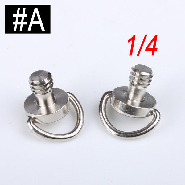 1/4 and 3/8 Folding Connecting Screw for Hanging Camera and Lens