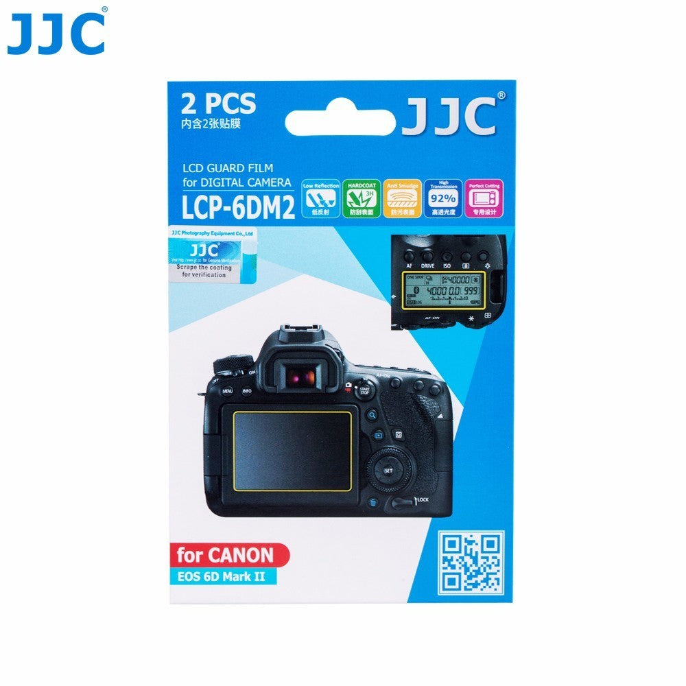 JJC LCD Guard Film For Canon 6D Mark II
