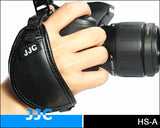 JJC HS-A Leather Hand Grip Strap with Grip Wheel