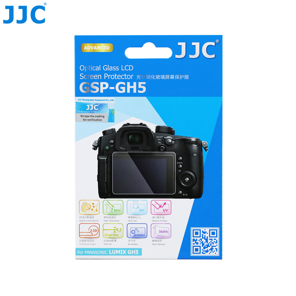 JJC Ultra-thin Glass ScreenProtector for Panasonic Lumix GH5