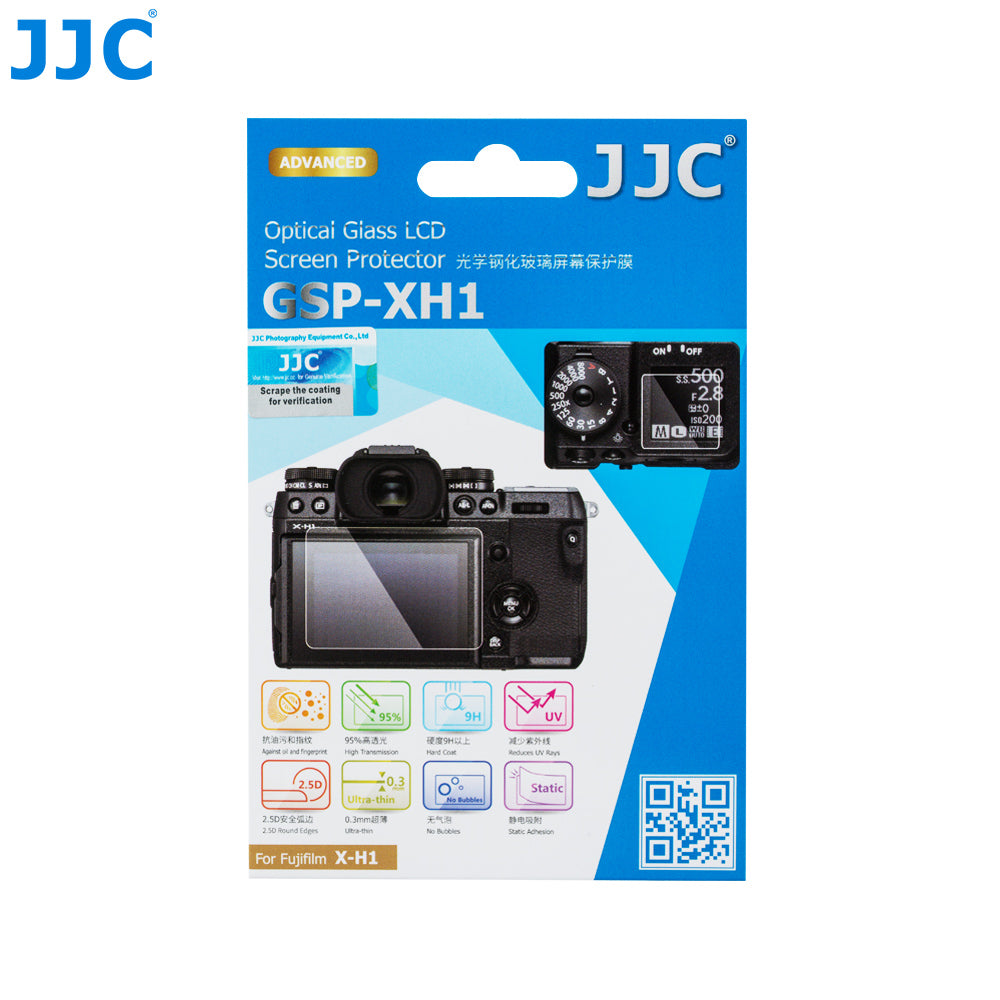 JJC Ultra-thin Glass LCD Screen Protector for FUJIFILM X-H1