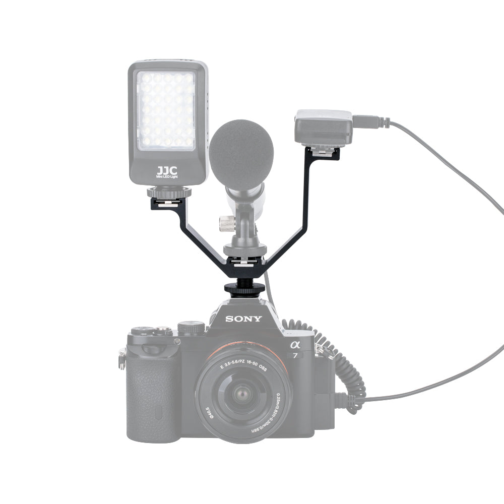 KIWI Fotos JJC VB-125 4.92-inch Triple Shoe V-Bracket
