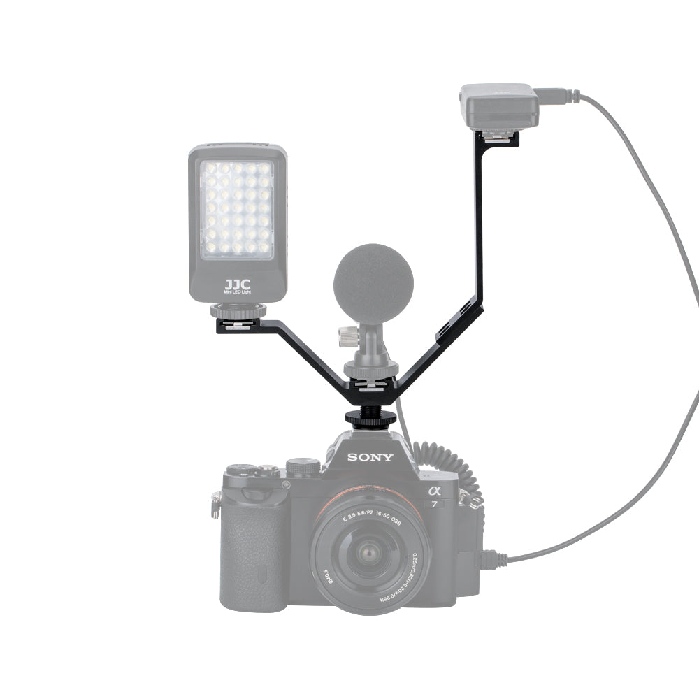 KIWI Fotos JJC VB-165 6.50-inch Triple Shoe V-Bracket