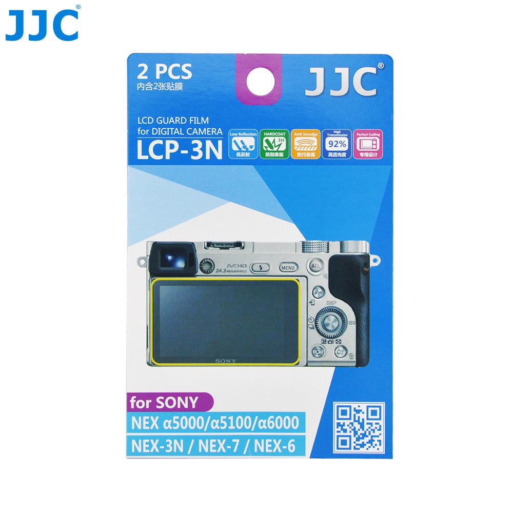 JJC LCD Guard Film for Sony NEX-3N/NEX-7/NEX-6/A5000/A6000/A6500