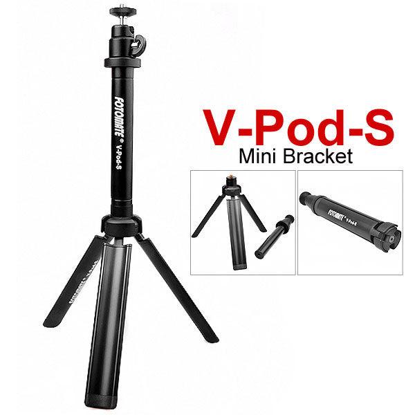 FOTOMATE V-POD-S Height Adjustable Portable Mini Tripod