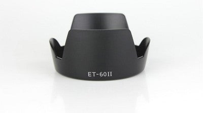 ET-60 II lens hood For Canon EF75-300MM F/4-5.6 III EF-S 55-250MM F/4-5.6 IS (version 2)
