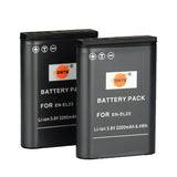 DSTE EN-EL23 Replacement Battery or Charger For Nikon S810C P600 P900S