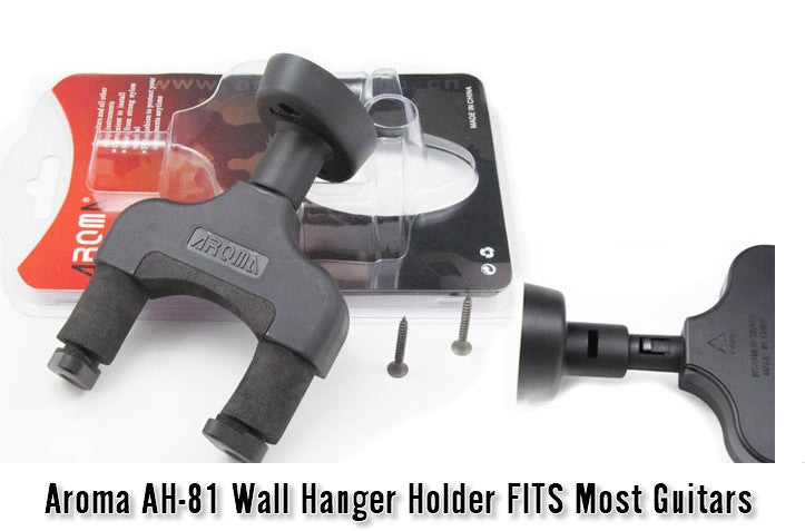 Aroma AH-81 Wall Hanger Holder FITS Most Guitars