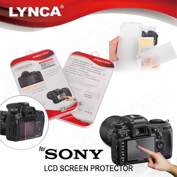 LYNCA Tempered Glass Screen Guard Protector for Sony