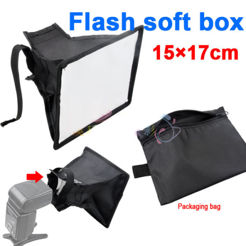 15 x 17cm Flash Diffuser Camera Mini Soft box For External Speedlight SB910 SB900 SB800 SB700 SB600 S25