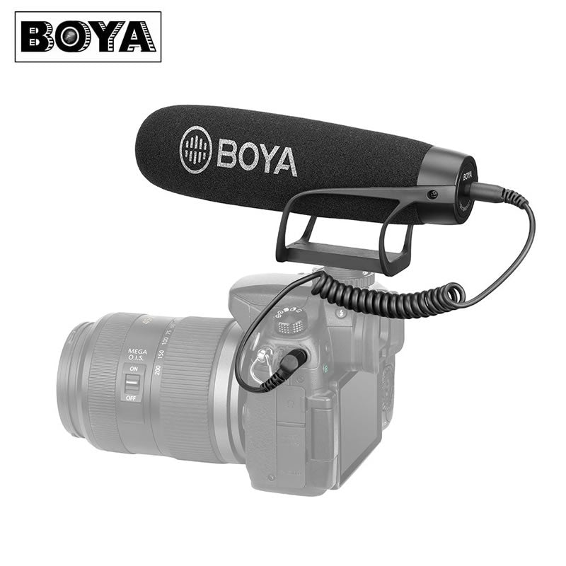 BOYA BY-BM2021 Shotgun Microphone for Smartphone DSLR Camera