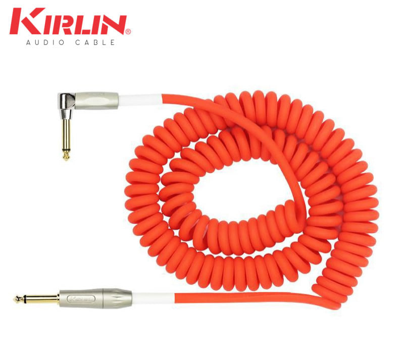 KIRLIN IMK-202PFGL Premium Coil Instrument Guitar Cable