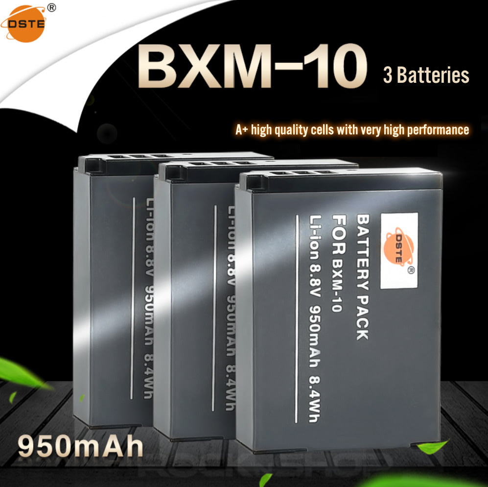 DSTE BXM-10 950mAh Battery for XiaoYi YI-M1 mirrorless digital camera