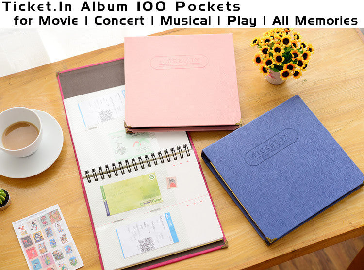 TICKET.IN Ticket Album | 120 pockets