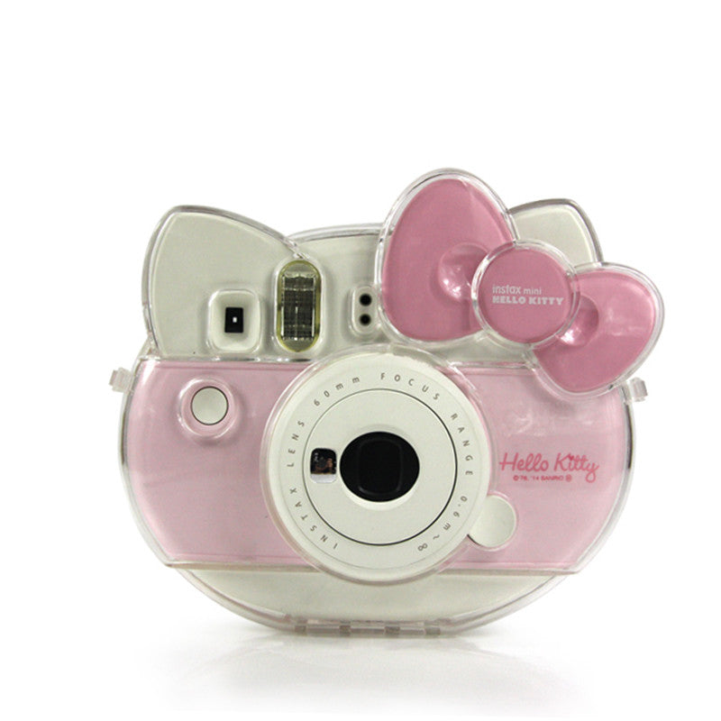 Transparent Shell Case for Fujifilm Polaroid Instax Mini Hello Kitty